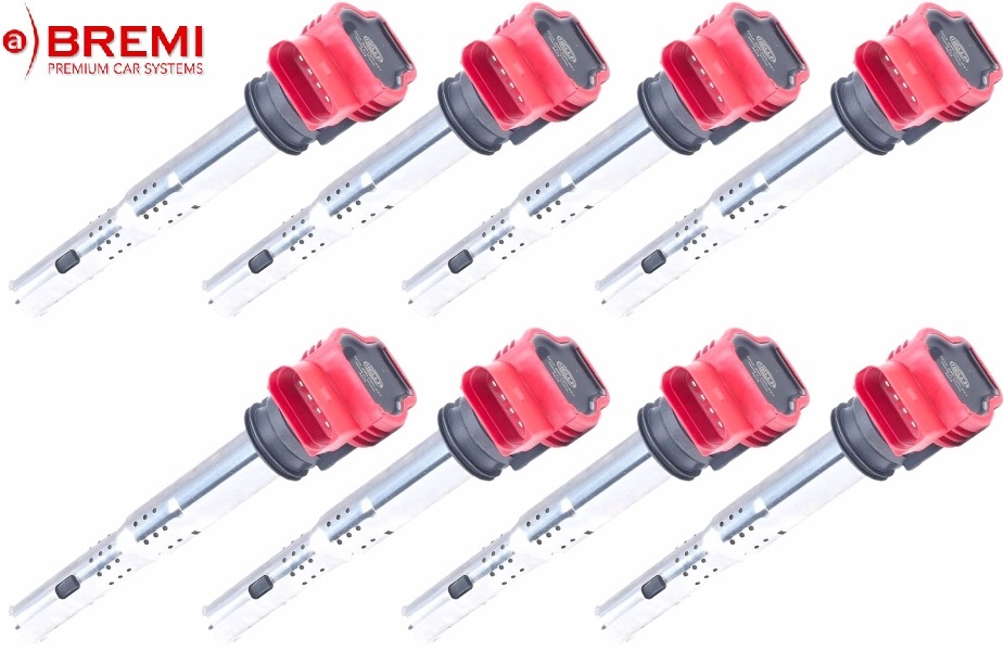【M’s】 VW トゥアレグ TOUAREG 7L BREMI イグニッションコイル 8個 OEM パーツ 部品 エンジン フォルクスワーゲン 06E905115G 06E905115F 06E905115D 06E905115C 06E905115B 06E905115A 06E905115 06D905115K 06D905115J 06D905115G 06D905115F 06D905115D 06D905115C