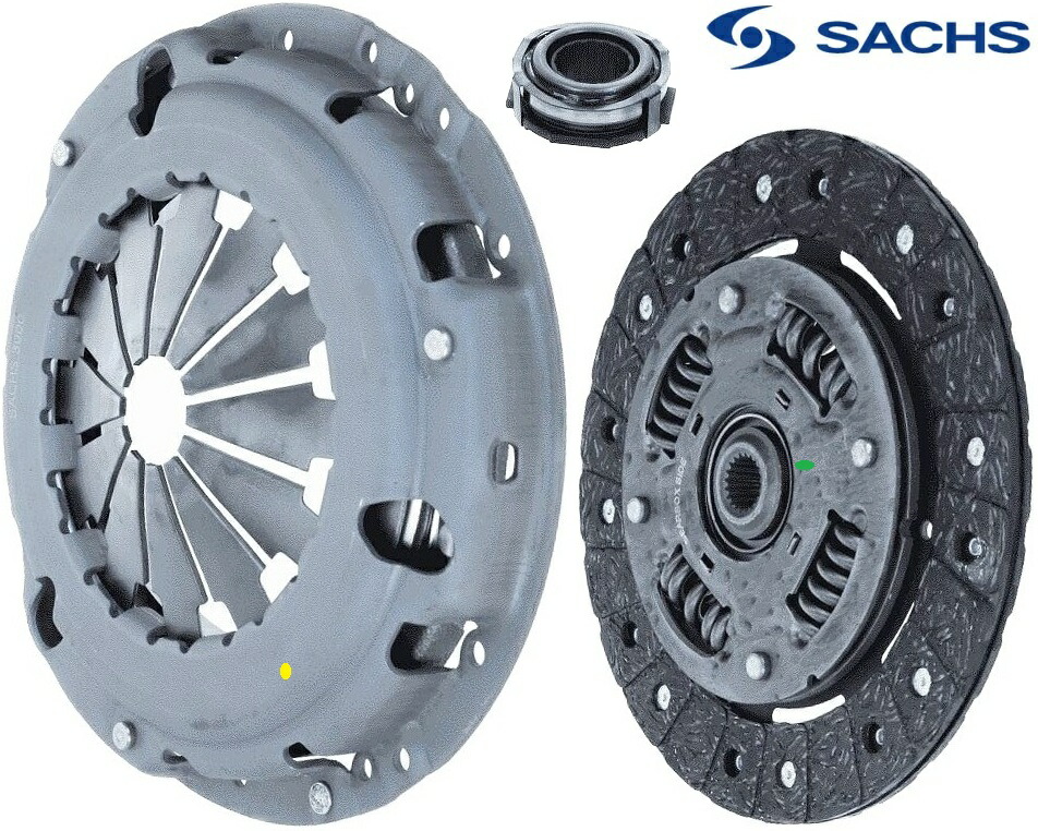 フィアット500/パンダ ランチア イプシロン 0.9L クラッチ4点セット