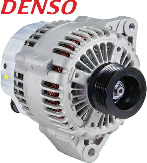 【M's】 JAGUAR ジャガー X-Type X400 2.1 2.5 3.0 (2003.11-2009.12) DENSO オルタネーター ダイナモ 120A 純正OEM デンソー 社外品 パーツ 部品 エンジン 電装品 補修 DAN1407 C2S3710 C2S40072 XR822418