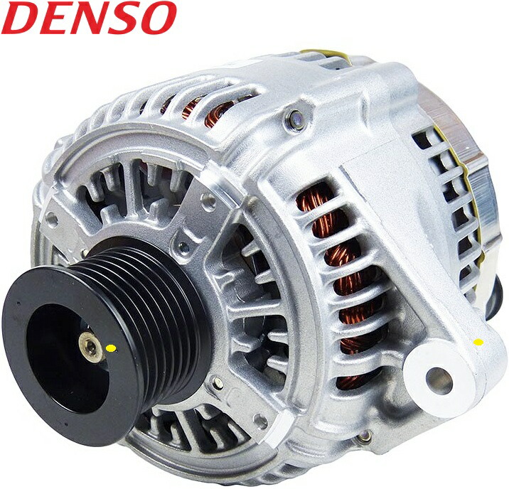 【M's】 JAGUAR ジャガー XK8 X100 4.0 (1996.3-2005.7) DENSO オルタネーター ダイナモ 14V 120A 純正OEM デンソー 社外品 パーツ 部品 エンジン 電装品 補修 LNC1800AA LJA1800AE LJA1800AD LJA1800AC DAN672