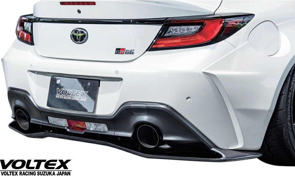 【M’s】 トヨタ GR86 ZN8 スバル BRZ ZD8 (2021-) VOLTEX STREET VERSION II リアアンダースポイラー Wet CARBON カーボン ボルテックス ヴォルテックス エアロ パーツ カスタム 改造 外装 部品 新型 現行型 ジーアールハチロク GRハチロク リア アンダー スカート 86RW