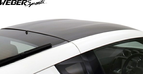 【M's】 日産 Z34 フェアレディZ (2009y-2021y) WEBER Sports ZENITH LINE ルーフカーボンパネル CARBON カーボン ウェーバースポーツ キット エアロ パーツ 部品 外装 改造 社外 カスタム エクステリア エアロキット 370Z FAIRLADY Z フェアレディーZ ゼニスライン|エムズパーツshop 店