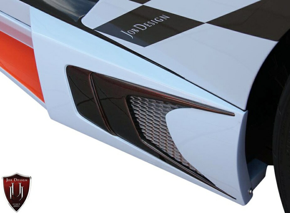 【楽天市場】【M's】 ランボルギーニ ガヤルド (2003y-2013y) JOB DESIGN NEOTENY サイドプロテクター 左右 ...