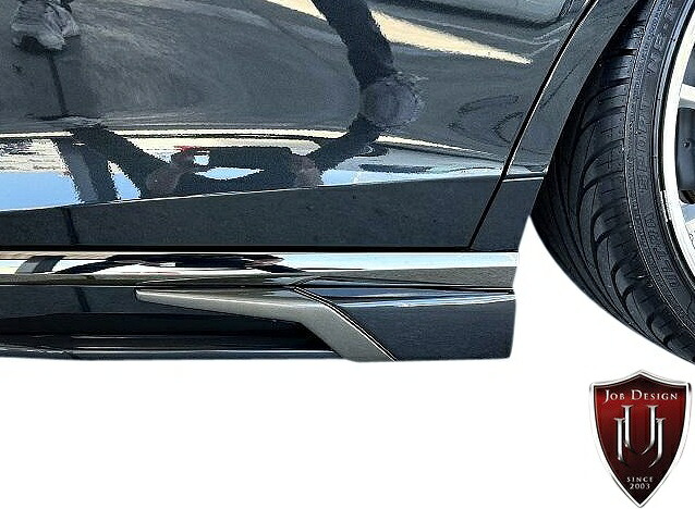 【M's】 レクサス 50系 LS LS500 Fスポーツ 後期 (2020y-) JOB DESIGN サイドプロテクター 左右 FRP 未塗装 ジョブデザイン JOBDESIGN LEXUS 50LS LS50 新型 現行型 F-SPORT F SPORT エフスポーツ エアロ パーツ 部品 外装 改造 社外 カスタム ドレスアップ エクステリア