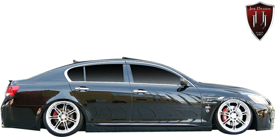 【M's】 レクサス 190 GS GS350 GS430 (2005.8-2012.1) JOB DESIGN Difference サイドステップ 左右 ジョブデザイン JOBDESIGN エアロ パーツ 部品 外装 改造 社外 カスタム ドレスアップ エクステリア LEXUS レクサスGS 190系 190GS 19GS S190 サイド スポイラー スカート