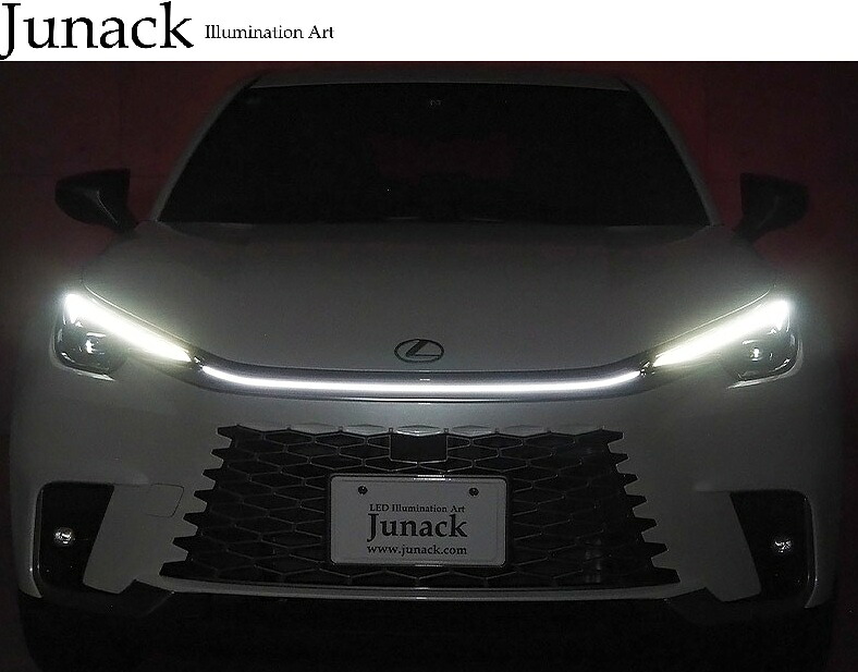 【M's】レクサス LEXUS LBX MAYH1#型 前期 (2023.11-) Junack LEDZARD グリルイルミネーション (ホワイト) 社外品 ジュナック パーツ 部品 外装 電装品 カスタム ドレスアップ エクステリア 10LBX 10系 新型 現行型 LZR-GI-L1W|エムズパーツshop 店