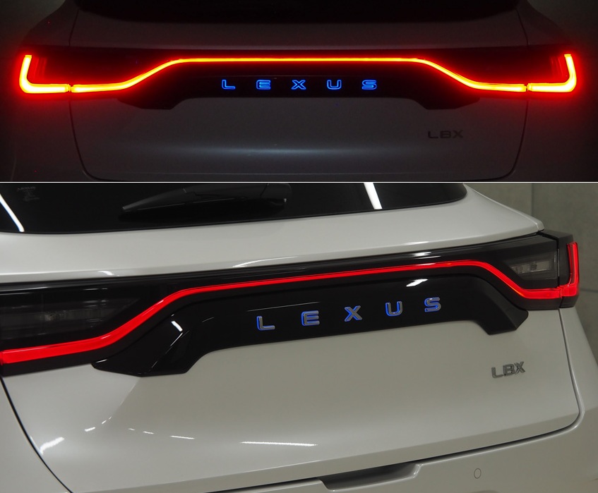【M's】 LEXUS レクサス LBX MAYH10 MAYH15 (2023.11-) Junack LEDトランスワード イルミネーション リアエンブレム用 (ブルー) ジュナック 社外 パーツ 部品 外装 カスタム ドレスアップ エクステリア イルミ 新型 現行 レクサスLBX LTW-L1B-NA LTW-L1B-WH LTW-L1B-BK｜エムズパーツshop　店 55,037円