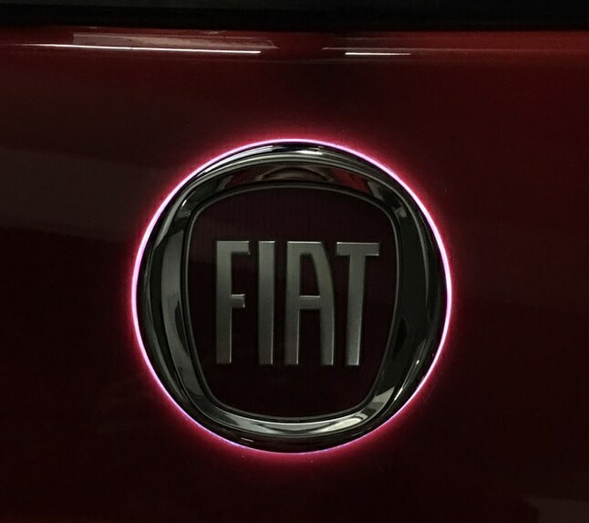 【M’s】 FIAT フィアット500 312 (2007y-) GRU LEDエンブレム・マーカー (リア用) パーツ 部品 社外品 外装品 カスタム ドレスアップ アッソインターナショナル ASSO INTERNATIONAL フィアット 500 前期 後期 リヤ リア エンブレム LED イルミネイション