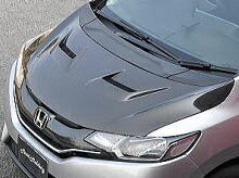 【M's】ホンダ GK フィット GK3 GK4 GK5 GK6 (2013.9-2020.2) First Molding エアロボンネット カーボンFRP エアロ パーツ 部品 ファーストモールディング 改造 外装 社外品 カスタム ドレスアップ エクステリア ボンネット フード HONDA FIT GKフィット｜エムズパーツshop　店 72,600円