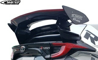【M's】 トヨタ GR YARIS GRヤリス (2020.9-) C-WEST GT-WING GTウイング 保安基準対応 CFRP+PFRP シーウエスト エアロ パーツ 部品 新型 現行型 外装品 社外品 改造 カスタム エクステリア TOYOTA ジーアールヤリス レース サーキット GTWY1470CGX