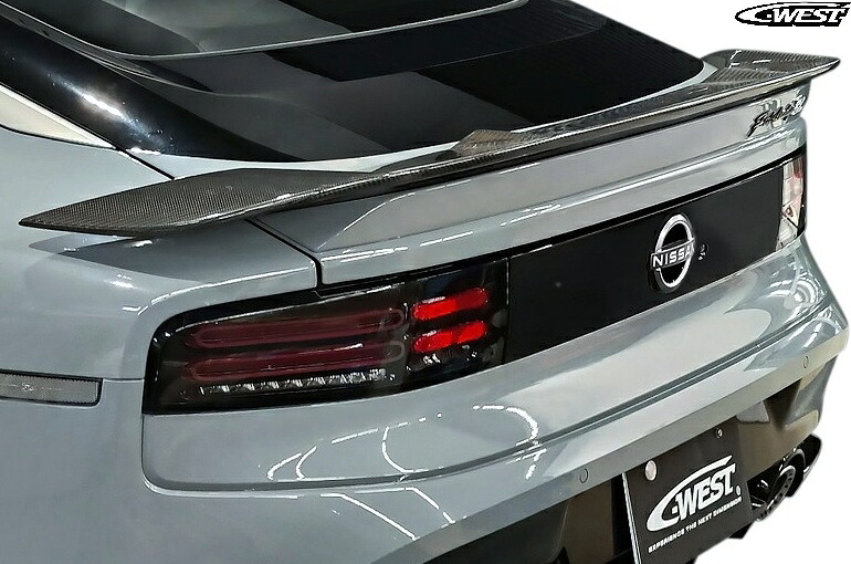 【M's】 日産 RZ34 フェアレディZ (2022y-) C-WEST リアスポイラー トランクスポイラー CFRP カーボン クリア未塗装 シーウエスト エアロ パーツ 部品 新型 現行型 外装 社外品 改造 カスタム ニッサン NISSAN Fairlady Z フェアレディーZ 後期 リヤ ウイング CRZ3401A-RSCF｜エムズパーツshop　店