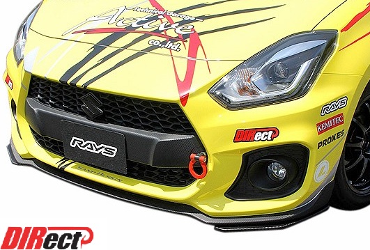 【M's】 ZC33S スイフトスポーツ (H29.9-) 乱人 RANDO DIRect フロントアンダーフラップ 左右 FRP 未塗装 エアロ パーツ 部品 新型 現行型 外装 社外 改造 カスタム ドレスアップ エクステリア ランド エアロテックジャパン SUZUKI SWIFT SPORT スイフト スポーツ