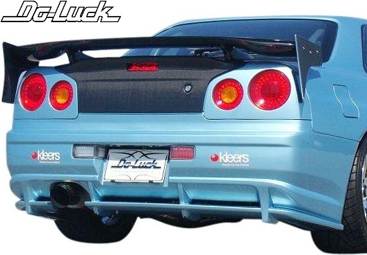 【M's】 日産 R34 スカイライン GT-R BNR34 (1999.1-2002.12) Do-Luck リアバンパー FRP 未塗装 ドゥーラック エアロ パーツ 部品 改造 外装 社外 Do Luck DoLuck ドゥラック カスタム NISSAN SKYLINE GTR 34GTR 34GT-R R34GTR R34GT-R リヤ バンパー スポイラー 20652