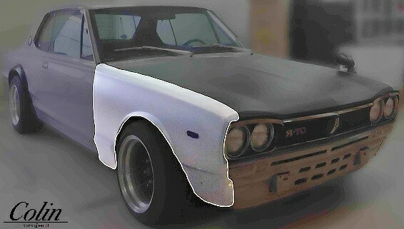 楽天市場】【M's】日産 ハコスカ (PGC10/KPGC10) PANDEM オーバー