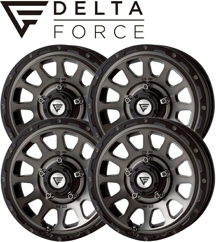 【M's】 スズキ ジムニー JB64W (2018.7-) DELTA FORCE OVAL 16インチ ホイール 4本 セット 1台分 (マットスモークポリッシュ) デルタフォース オーバル 社外 パーツ 部品 新型 現行 足回り カスタム エクシズルライン SUZUKI Jimny JB64 64ジムニー 16x5.5J +20 5-139.7｜エムズパーツshop　店