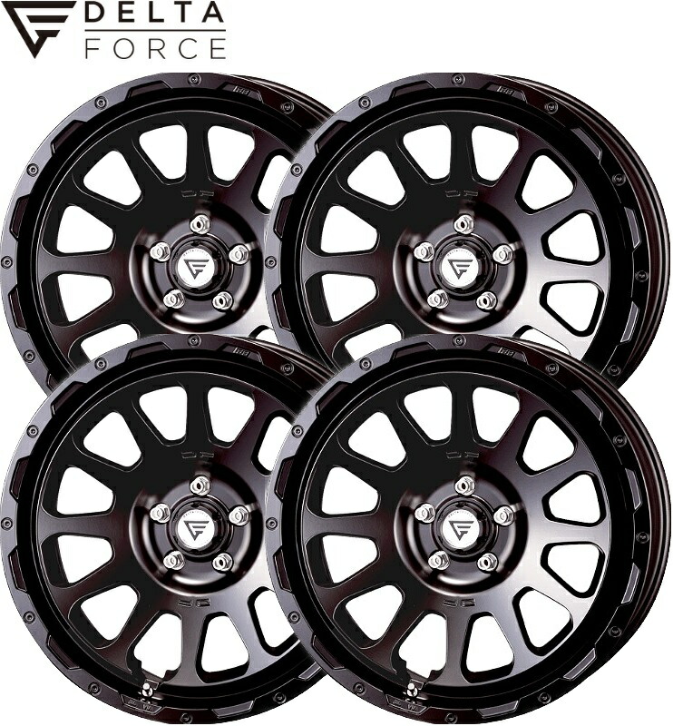 【M's】 W463 W463A ベンツ Gクラス ゲレンデ (1990y-) DELTA FORCE OVAL 20インチ ホイール 4本 セット 1台分 (サテンブラック) 黒 デルタフォース オーバル 社外 パーツ 部品 足回り カスタム ドレスアップ エクステリア メルセデス アルミホイール 純正オーナメント対応 160,435円
