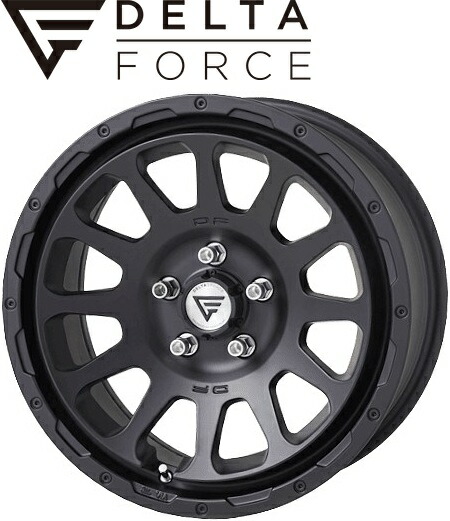 【M's】 50系 RAV4 (2019.4-2025.12) DELTA FORCE OVAL 17インチ ホイール 1本 (マットブラック) 17x7.0J +32 5-114.3 デルタフォース オーバル 社外 パーツ 部品 足回り カスタム ドレスアップ エクステリア トヨタ TOYOTA 50 ラヴフォー ラヴ4 ラブ4 ラブフォー 50RAV4