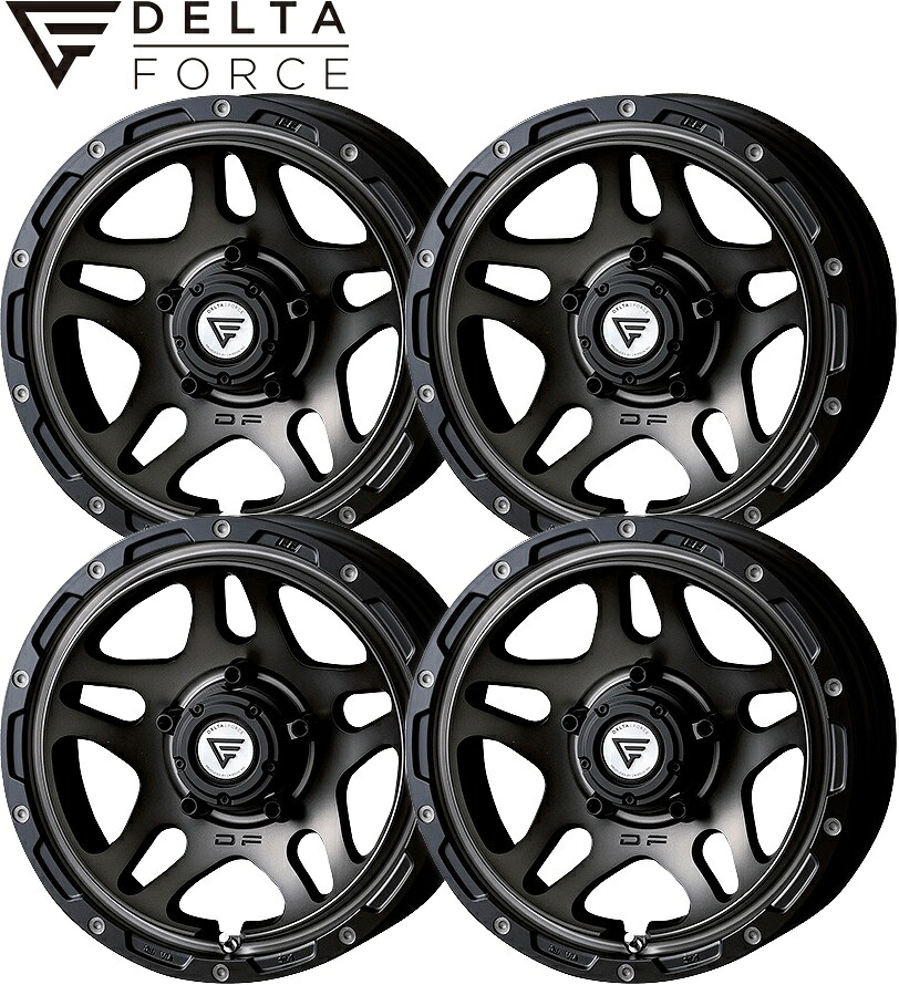 【M's】 ジムニーシエラ JB74W (2018.7-) DELTA FORCE OVERLANDER 16インチ ホイール 4本 セット (マットスモークポリッシュ) 16 x 6.0J -5 5-139.7 デルタフォース オーバーランダー 社外 パーツ 部品 新型 現行 カスタム アルミホイール 74ジムニー 74シエラ JB74|エムズパーツshop 店