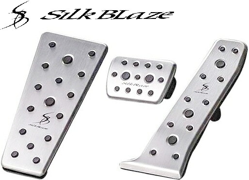 【M's】 60系 プリウス ZVW60 MXWH60 (2023.10-) SILKBLAZE アルミスポーツペダル + フットレスト 3点 セット シルクブレイズ 社外 パーツ 部品 新型 現行 カスタム 内装 インテリア SILK BLAZE アクセルペダル ブレーキペダル ペダル アルミペダル 60プリウス SB-ASP-60PR
