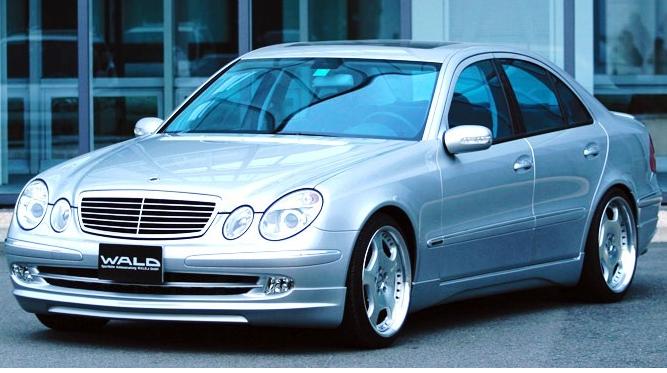 【M's】W211 ベンツ Eクラス E320 E500（-06y セダン）ヴァルド WALD Executive Line フルエアロ3点セット（FRP製）新品