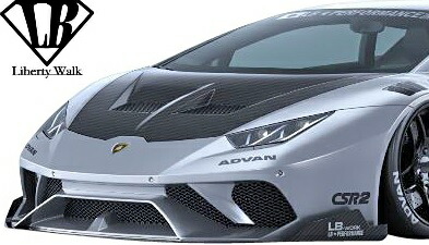 【M's】ランボルギーニ ウラカン (2014y-) LB-Silhouette WORKS シルエットGT カーボン ボンネットフード／／CFRP製 Liberty Walk リバティーウォーク リバティウォーク リバティー リバティ LB カスタム エアロボンネット エアロ LAMBORGHINI HURACAN ウラカンGT