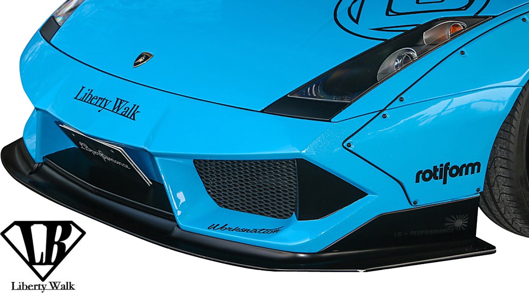 【M's】ランボルギーニ ガヤルド (2003y-2013y) LB-WORKS フロントバンパー Type.2／／FRP製 Liberty Walk リバティーウォーク リバティウォーク リバティー リバティ エアロ バンパースポイラー タイプ2 LBワークス LAMBORGHINI GALLARDO