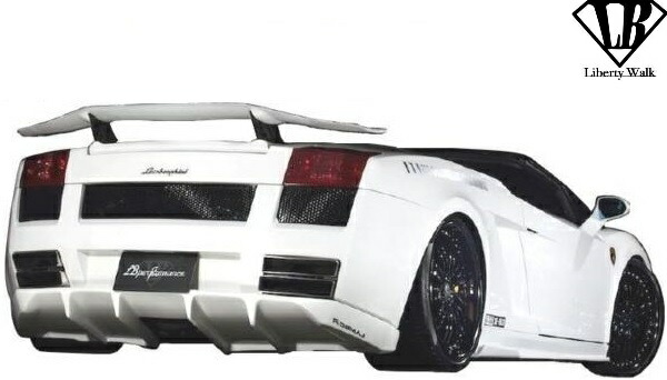 【M's】ランボルギーニ ガヤルド (2003y-2013y) Liberty Walk リアウイング Ver.3／／FRP製 LB☆PERFORMANCE LB-WORKS リバティーウォーク リバティウォーク リバティー リバティ エアロ リヤウイング LBパフォーマンス LBワークス LAMBORGHINI GALLARDO
