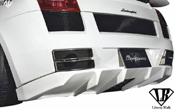 【M's】ランボルギーニ ガヤルド (2003y-2013y) Liberty Walk リアディフューザー／／FRP製 LB☆PERFORMANCE LB-WORKS リバティーウォーク リバティウォーク リバティー リバティ エアロ リヤディフューザー LBパフォーマンス LBワークス LAMBORGHINI GALLARDO
