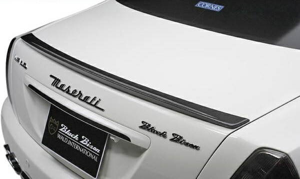 【M's】MASERATI クアトロポルテ（-07y）WALD SPORTS LINE BlackBison トランクスポイラー // マセラティ QUATTROPORTE ヴァルド スポーツライン ブラックバイソン 社外 FRP製 未塗装 バルド リア リヤ R 後 受注生産 高品質 新品