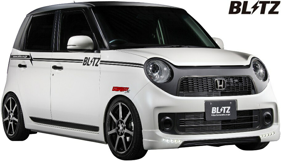 【M's】ホンダ N-ONE JG1 (12/11-)BLITZ AERO SPEED フロントリップスポイラー (5連LEDデイライト付) ※Premiumグレード専用 FRP ブリッツ エアロスピード R-Concept エアロ パーツ エアロパーツ HONDA Nワン エヌワン NONE 社外品 未塗装 受注生産品 60148