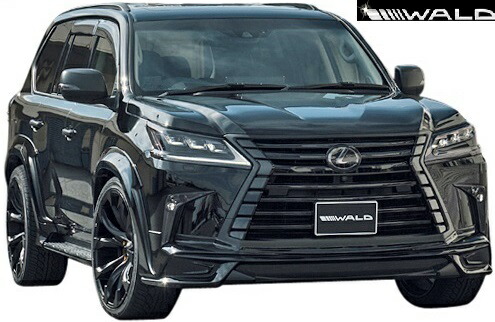 【M's】レクサス LX570 URJ201W（H27.9-）WALD エアロ 3点キット（F＋R＋OF）／／ABS＋FRP製 ヴァルド バルド エアロ スポーツライン SPORTS LINE LEXUS LX 未塗装 素地 フロントスポイラー リアスカート オーバーフェンダー