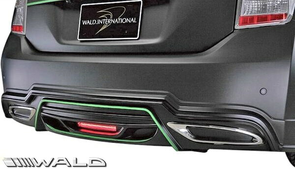 【M's】トヨタ プリウス 30系 前期 (H21.05-H23.11) WALD SPORTS LINE リアスカート ABS 未塗装 ZVW30 TOYOTA PRIUS 30 ヴァルド バルド エアロ パーツ エアロキット バンパー リヤスカート プリウス30 30プリウス 未塗装 受注生産品