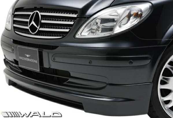 【M's】W639 ベンツ Vクラス 前期 (-2011y)WALD EXECUTIVE LINE フロントスポイラー ビアノ ショート ロング エクストラロング FRP ヴァルド バルド エアロパーツ エアロ フロントバンパー ハーフ 未塗装 受注生産品