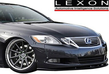【M's】LEXUS 19GS 後期 (2007y-2011y) LEXON feat. Rocket Bunny #3 フロントリップスポイラー／／LEXUS レクソン ロケットバニー エアロ エアロパーツ フロントスポイラー レクサスGS 社外品 未塗装 ※要適合確認