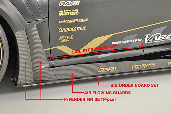 楽天市場】【M's】トヨタ 86 ZN6 (前期用) VARIS ARISING-I サイド