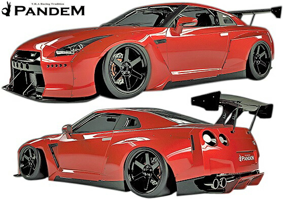 楽天市場】【M's】NISSAN R35 GT-R PANDEM リアフェンダー 左右 FRP TRA京都 パンデム ロケットバニー ロケバニ エアロ  ワイドフェンダー オーバーフェンダー ニッサン 日産 スカイライン GTR Wide body kit : エムズパーツshop 楽天市場店