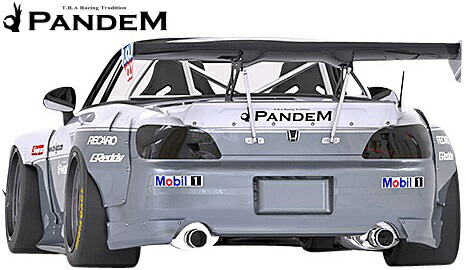 【M's】ホンダ S2000 AP1/AP2 (1999y-2009y) PANDEM リアスポイラー(2PCS) FRP 未塗装 TRA京都 パンデム エアロ リヤスポイラー Wide body kit リアアンダーサイドスポイラー｜エムズパーツshop　店