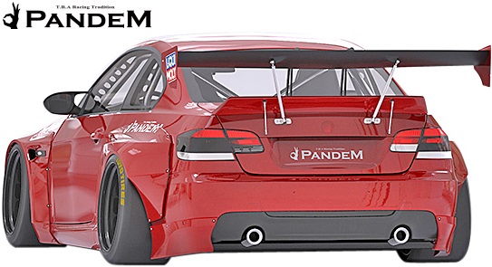 【M's】E92 BMW 3シリーズ 前期 (2006y-2010y) PANDEM リアディフューザー FRP製 TRA京都 パンデム エアロ ロケットバニー ロケバニ リヤディフューザー ディフューザー 2Dクーペ 320i 335i|エムズパーツshop 店