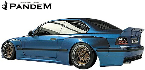 【M's】E36 BMW 3シリーズ クーペ (1990y-2000y) PANDEM リアフェンダー(片側約70mmワイド) FRP製 TRA京都 パンデム エアロ ロケットバニー ロケバニ ワイドフェンダー オーバーフェンダー 316i 318i 320i 323i 325i 328i 58,080円