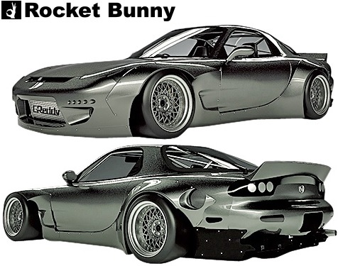 楽天市場】【M's】マツダ RX-7 FD3S (1991y-2002y) Rocket Bunny