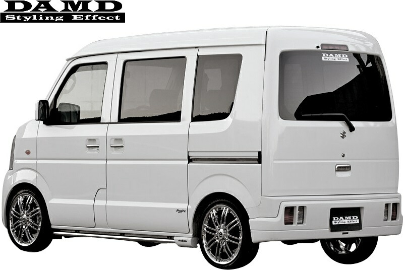 楽天市場】【M's】エブリィ バン DA17V リア ハーフ スポイラー