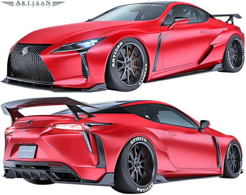 【M's】レクサス LC500 (2017.3-) ARTISAN SPIRITS BLACK LABEL GT エアロ 3Pキット (F+S+R)／／CARBON カーボン フルエアロ エアロキット アーティシャンスピリッツ アーティシャン アーテシャン ブラックラベルGT LEXUS LC｜エムズパーツshop　店 371,250円