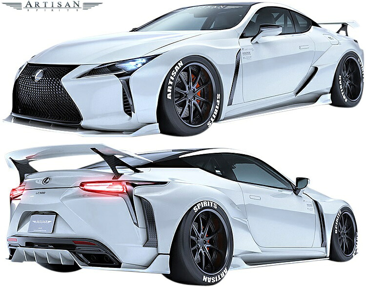 【M's】レクサス LC500 (2017.3-) ARTISAN SPIRITS BLACK LABEL GT エアロ 5Pキット (F+S+R+GTF+GTW)／／CARBON カーボン コンプリートキット フルエアロ エアロキット フルキット アーティシャンスピリッツ アーティシャン アーテシャン ブラックラベルGT LEXUS LC