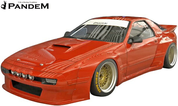 楽天市場】【M's】マツダ RX-7 FC3S (後期) PANDEM リアウイング Ver.1