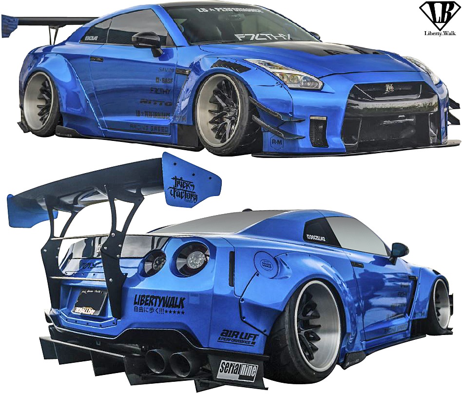 楽天市場】【M's】日産 R35 GT-R (LB-WORKS) コンプリートボディキット 