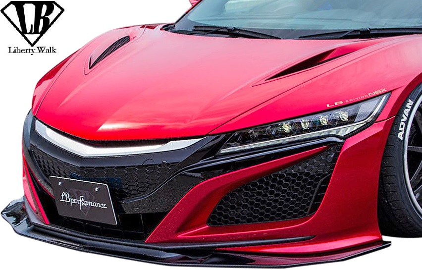 【M's】ホンダ NSX NC1 (2017y-) Liberty Walk フロントディフューザー／／FRP LB★PERFORMANCE リバティーウォーク リバティウォーク リバティー リバティ LBパフォーマンス エアロ ディフューザー HONDA ACURA アキュラ LB