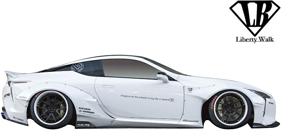 【M's】レクサス LC500 (2017.3-) LB-WORKS x ARTISAN SPIRITS サイドディフューザー／／FRP製 Liberty Walk リバティーウォーク リバティウォーク リバティー リバティ LB エアロ ディフューザー アーティシャンスピリッツ LEXUS