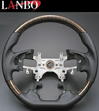 【M’s】 ホンダ オデッセイ RC1 RC2 RC3 RC4 前期 中期 (2013.11-2020.10) LANBO オリジナル ガングリップ コンビ ステアリング ハンドル (木目調) ランボ 社外品 パーツ 部品 内装品 内装 室内 車内 インテリア カスタム HONDA RCオデッセイ LSH18B