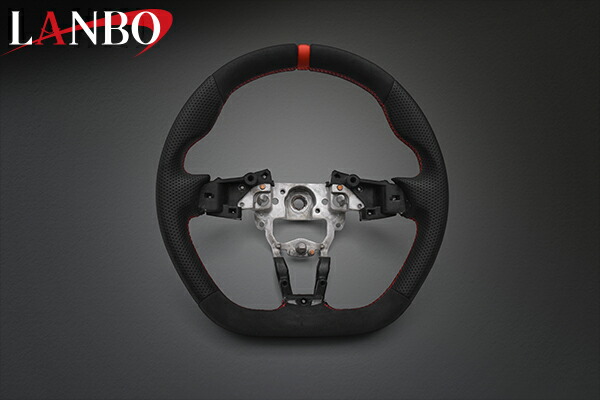 【M's】 マツダ ND ロードスター LANBO プレミアムスポーツ ステアリング アルカンターラ×リアルパンチングレザー CB016C ランボ インテリア パーツ 社外 カスタム ドレスアップ MAZDA RF ND5RC ND5RE ハンドル