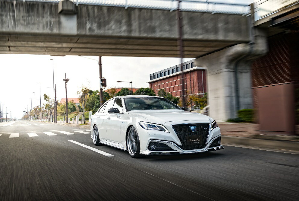 【楽天市場】【M's】トヨタ 220 クラウン RS (2018/6-) M'z SPEED リアアンダースポイラー／／FRP エアロ リヤ
